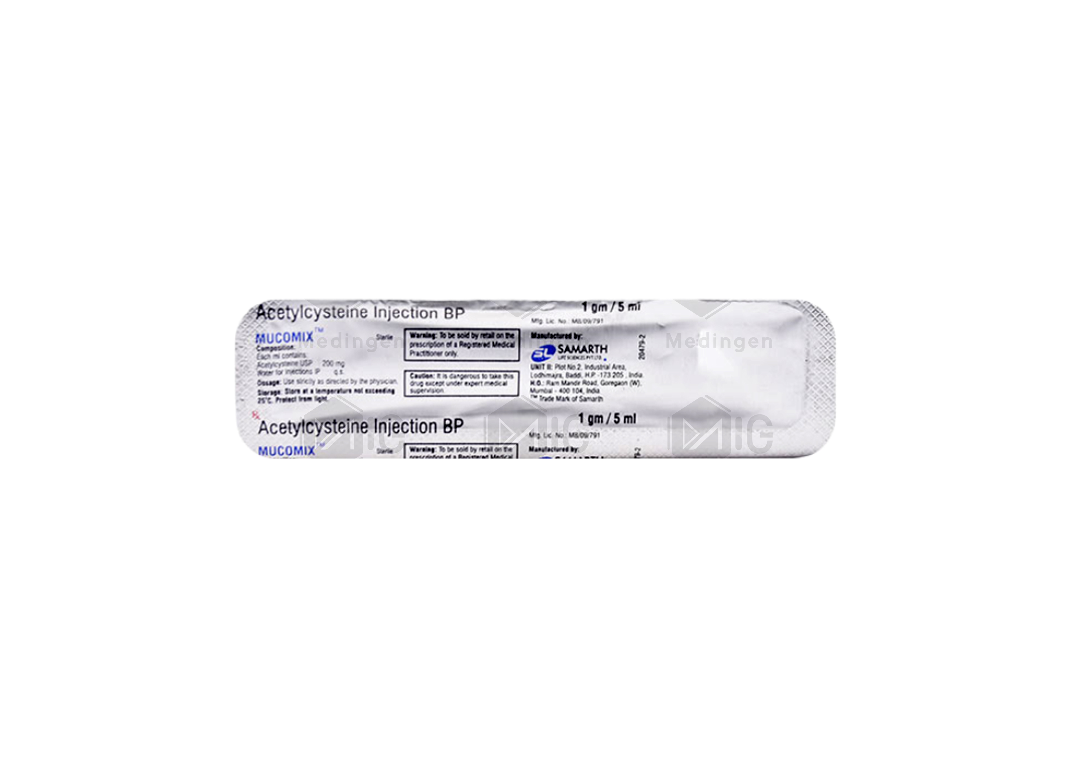 MUCOMIX 200MG INJECTION